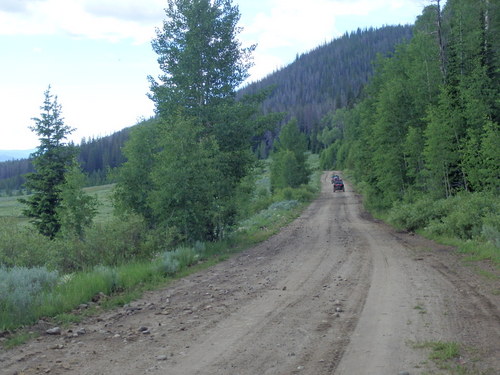 GDMBR: Some ATV'ers motored by us.